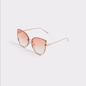 Ombré Square Cat-eye Sunglasses